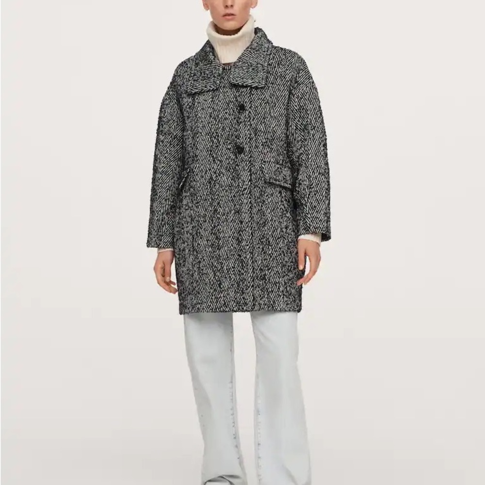 Mango Wool Blend Coat